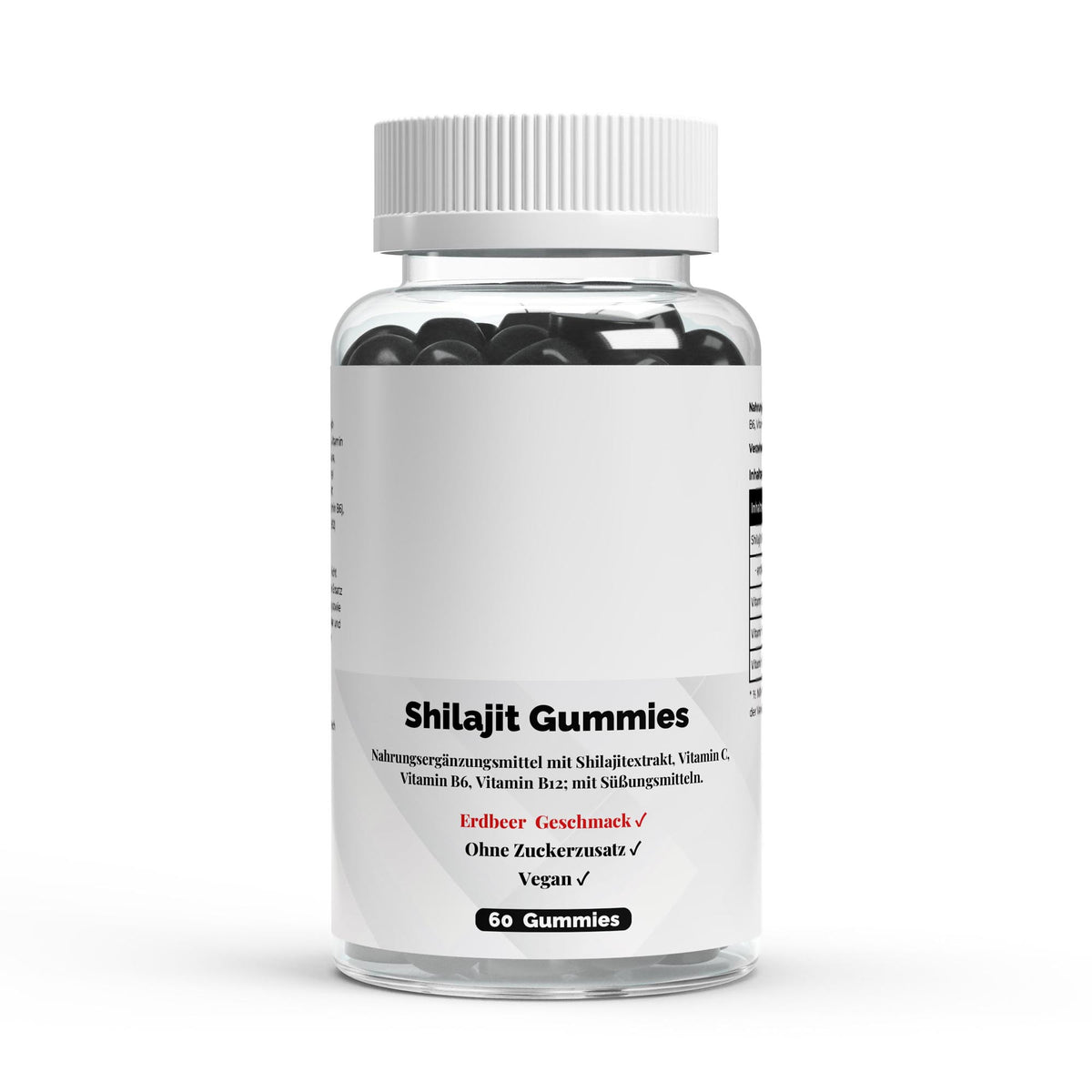 Shilajit Gummies + Vitamines C, B6, B12 - 60 pcs
