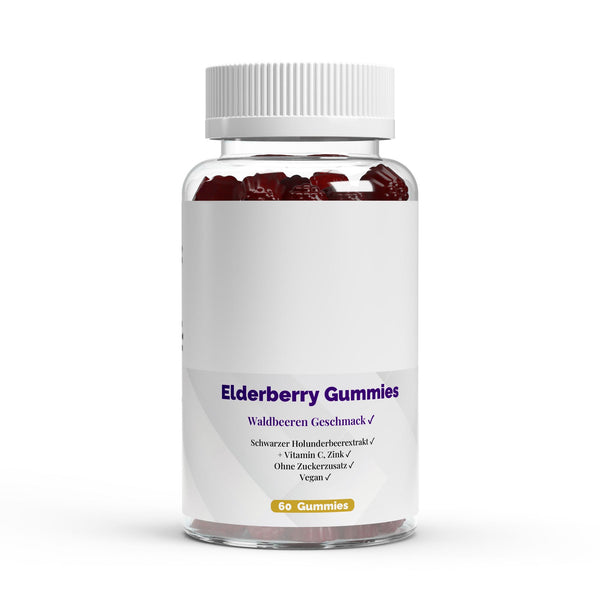 Elderberry + Vitamin C + Zinc Gummies - 60 pcs