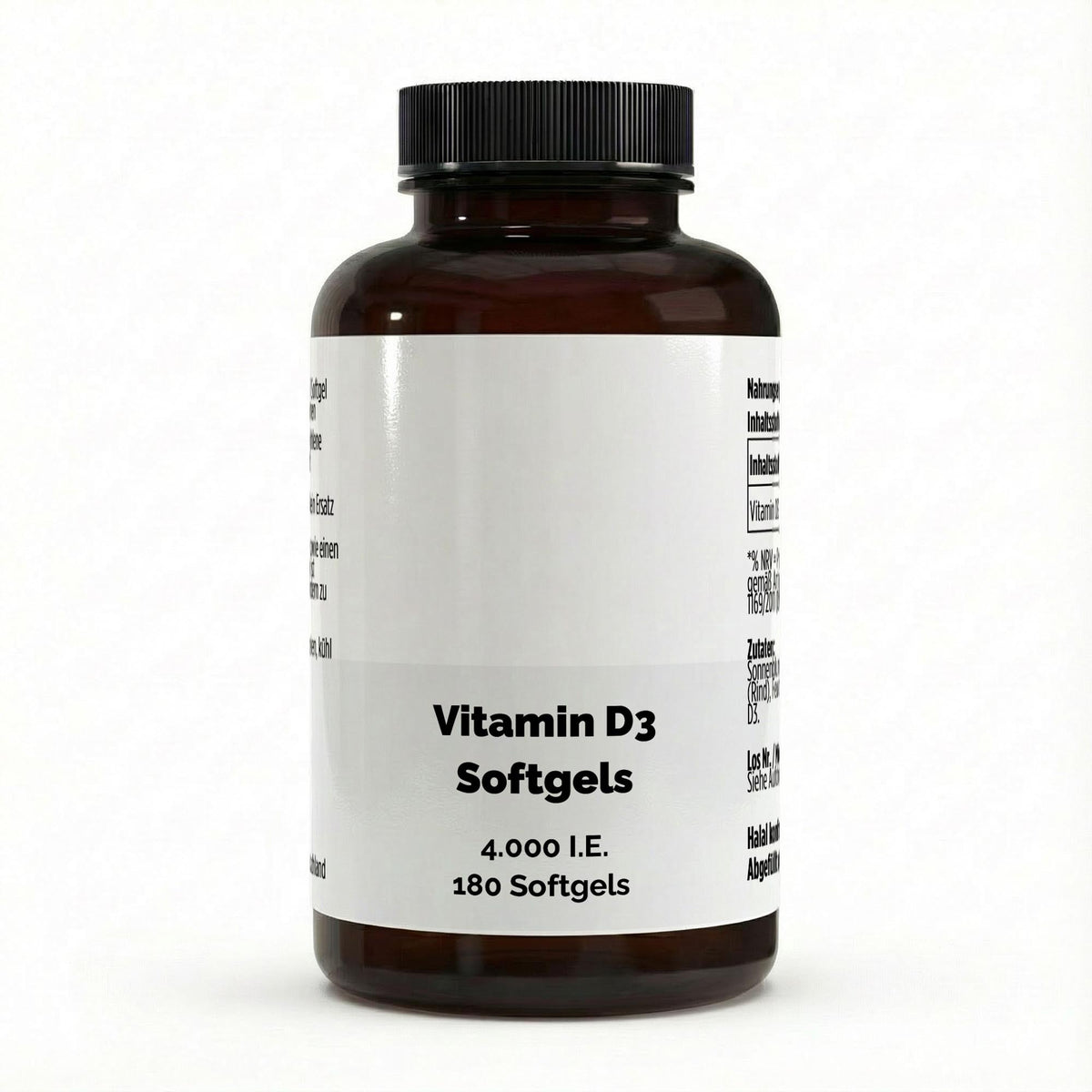 Vitamina D3 4000 UI - 180 Softgels