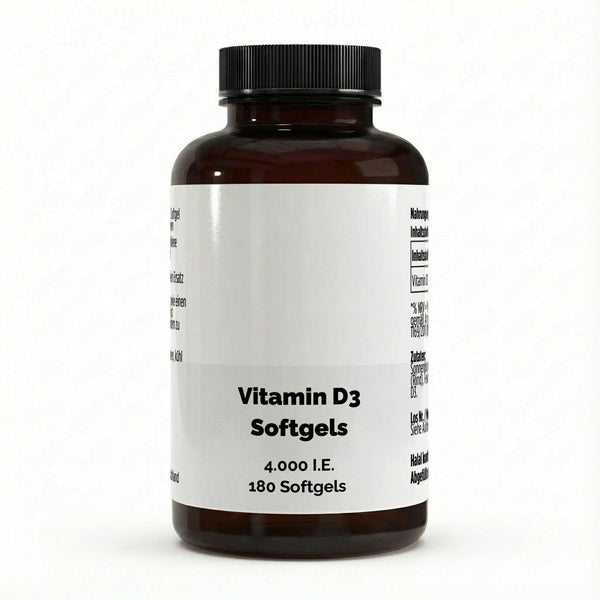 Vitamine D3 4000 UI - 180 Softgels