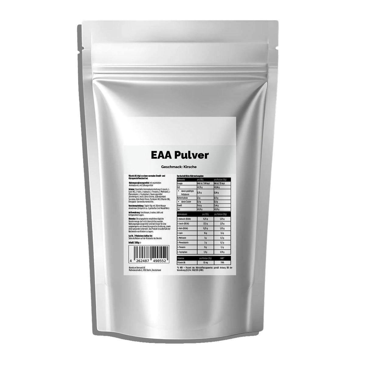 EAA Acides Aminés Essentiels Cerise - 500g