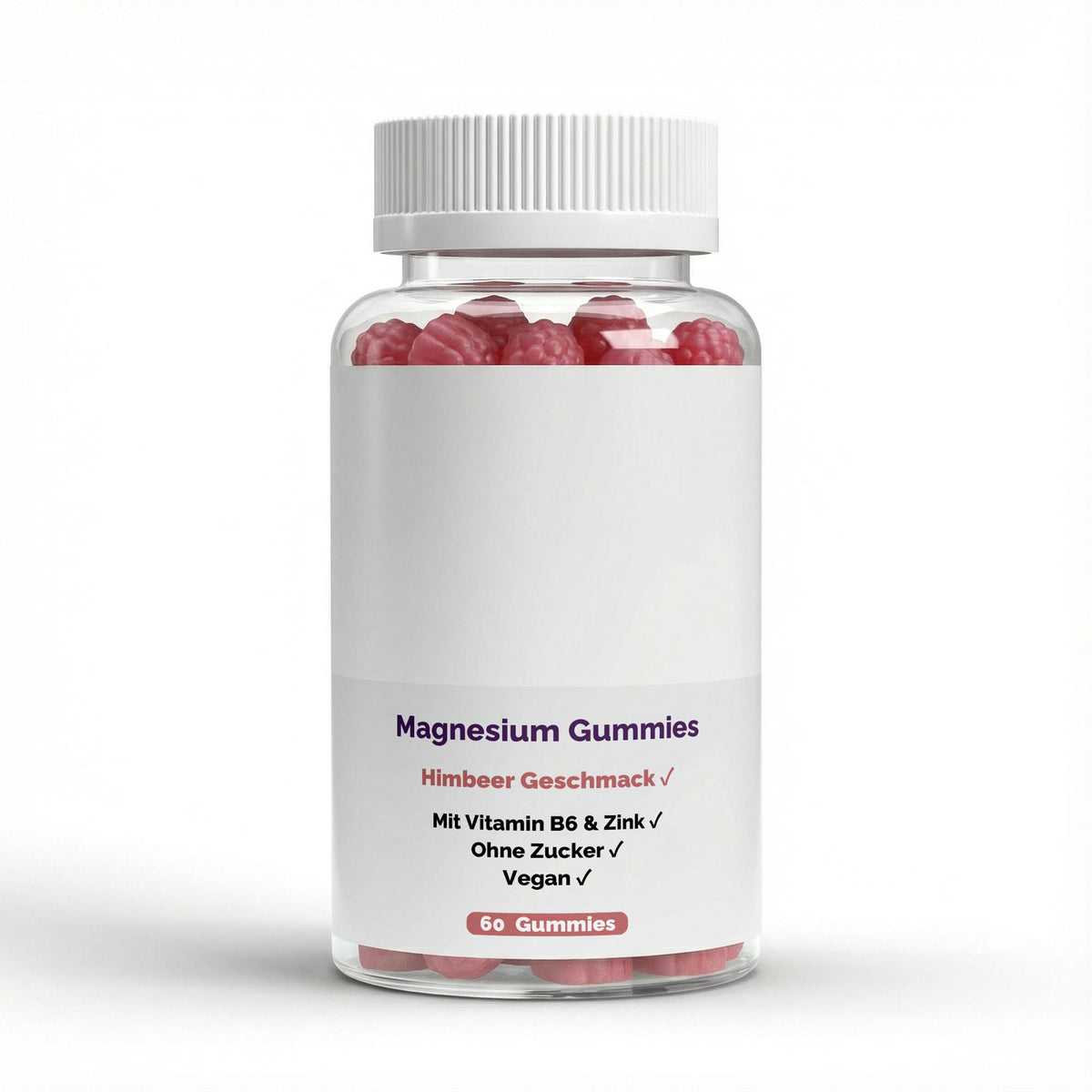 Gummies de Magnesio + Zinc + B6 - 60 Unidades