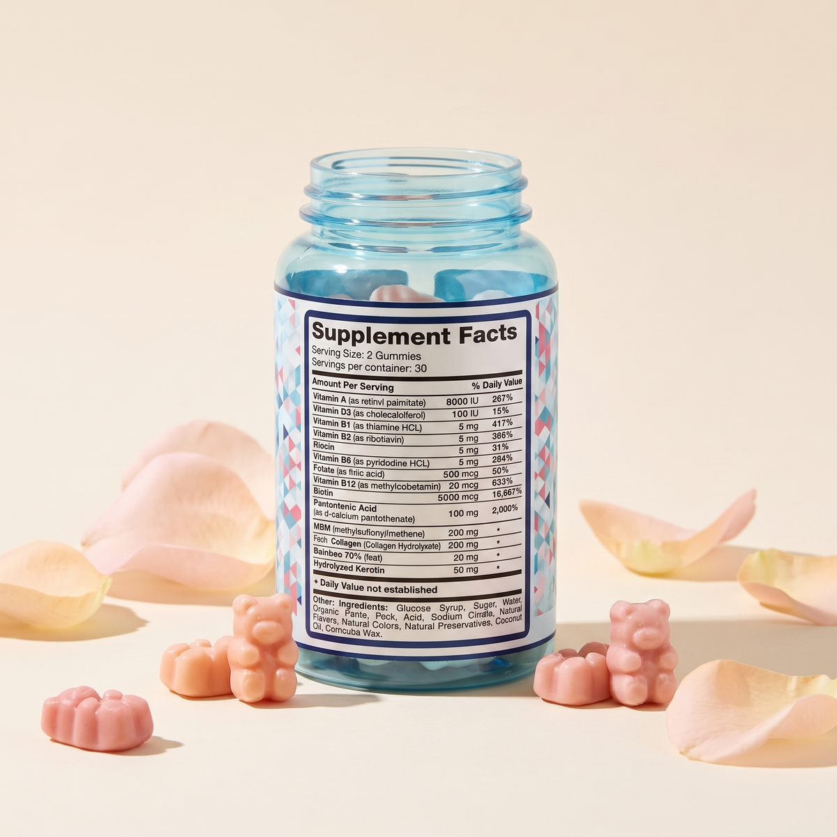 Hair Skin Nails gummies lifestyle