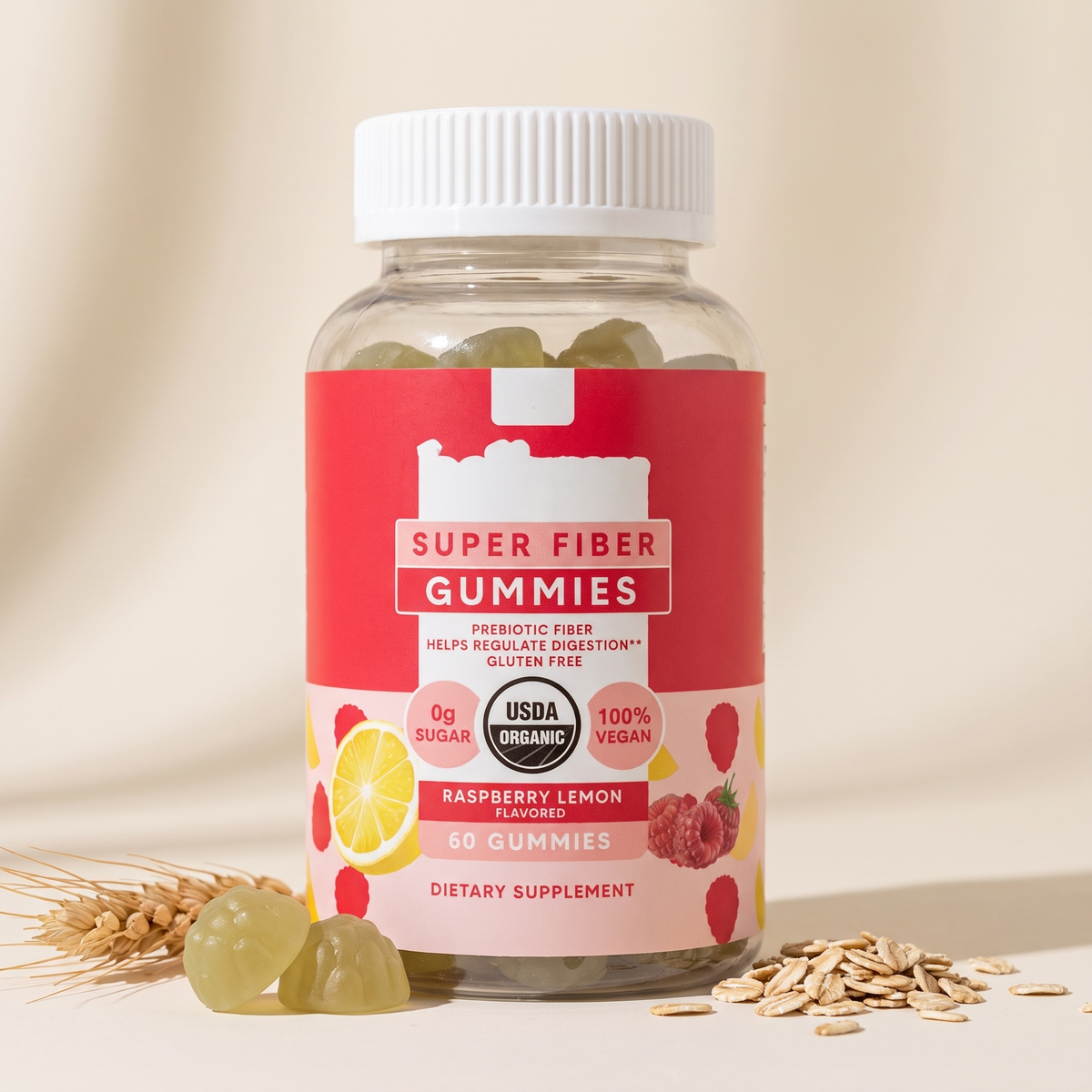 Prebiotic fibre gummies lifestyle