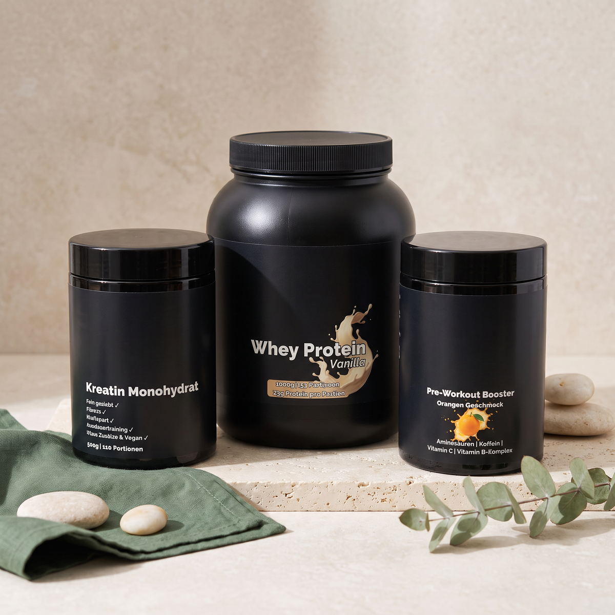 Gym Starter Pack — components shown are the actual products