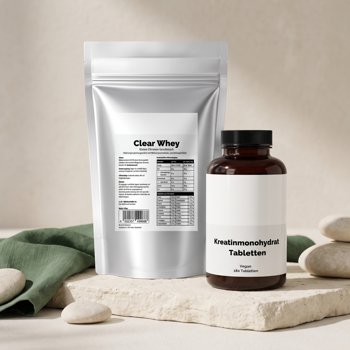 Lean Muscle Pack — components shown are the actual products