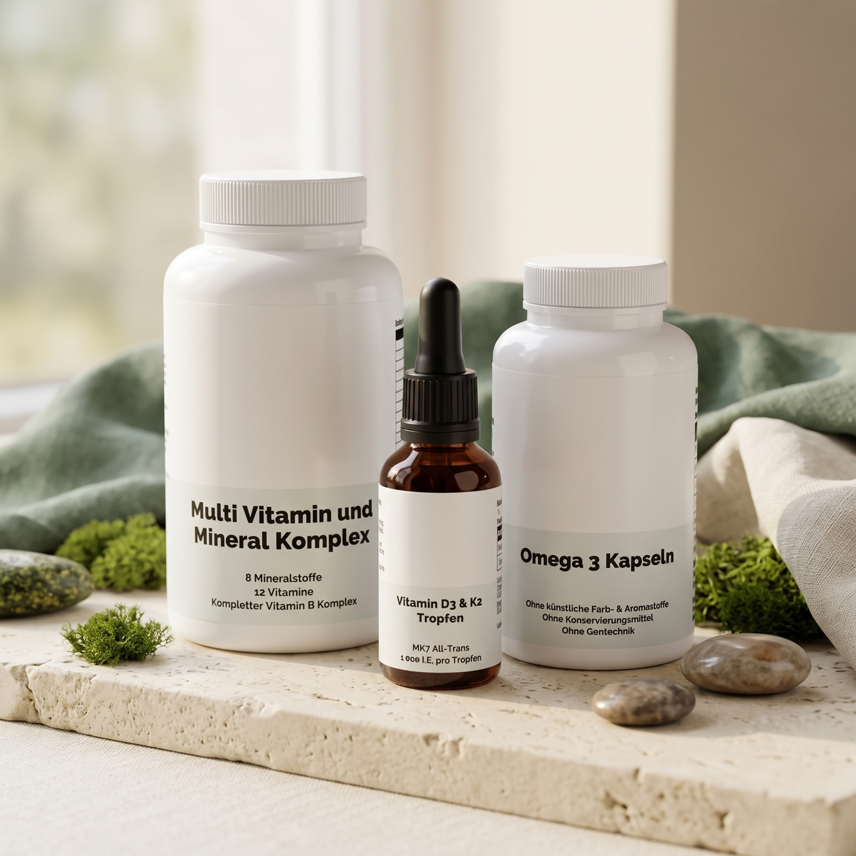 Daily Foundations Pack — components shown are the actual products