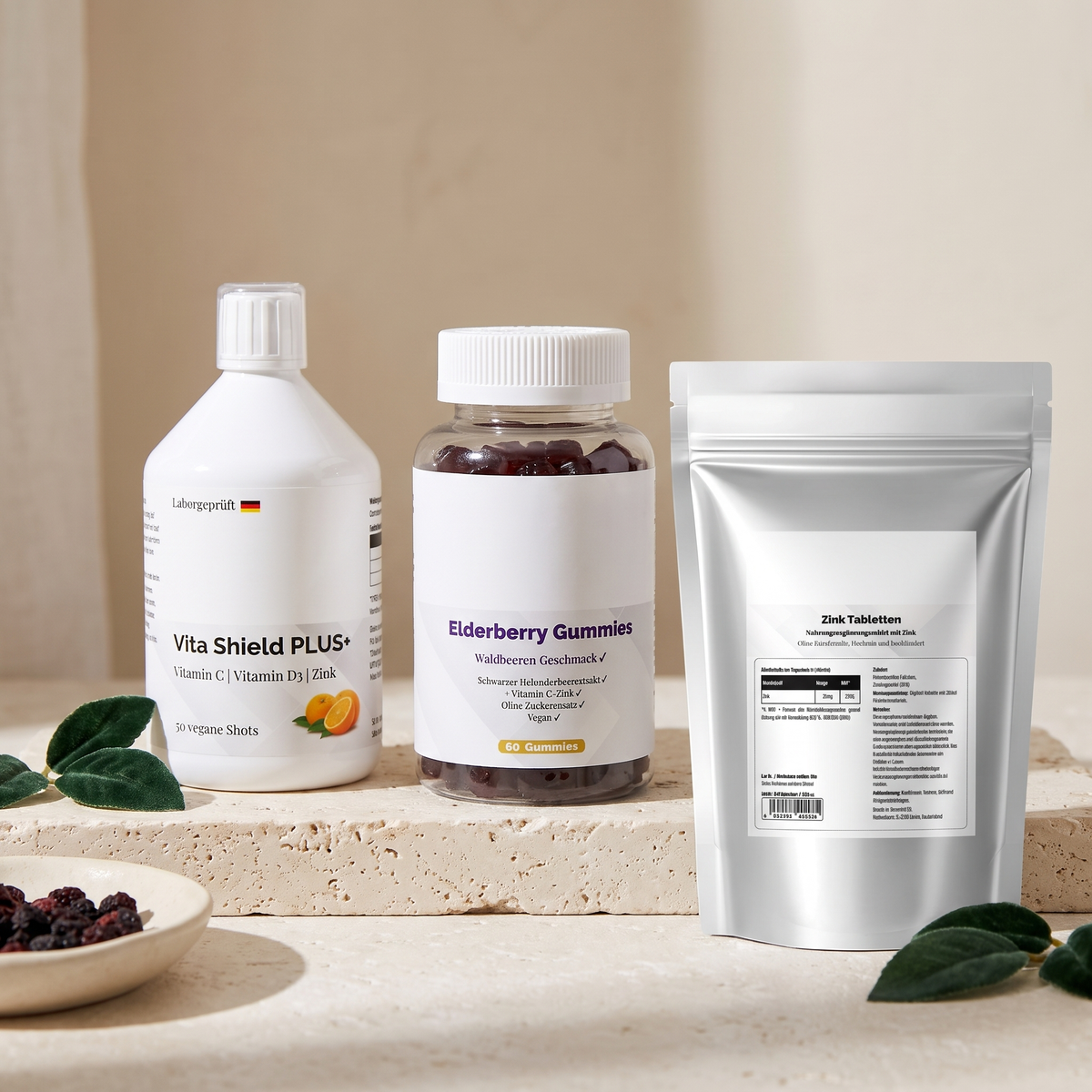 Immunity Pack — 3-in-1 — components shown are the actual products