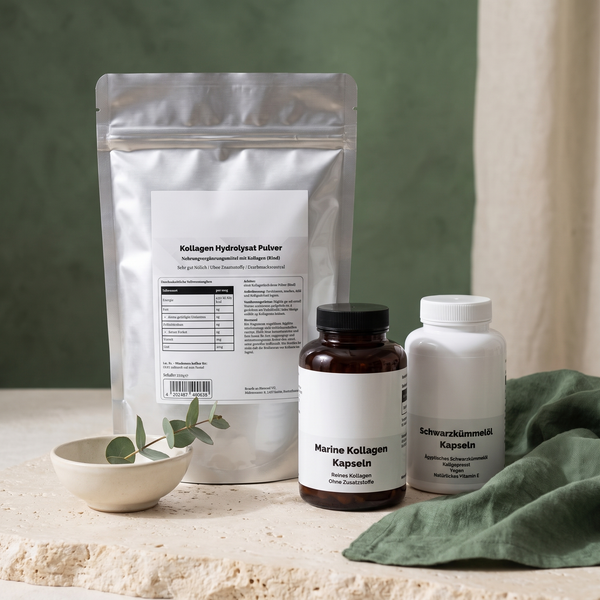 Beauty Pack — Hair, Skin & Nails — components shown are the actual products